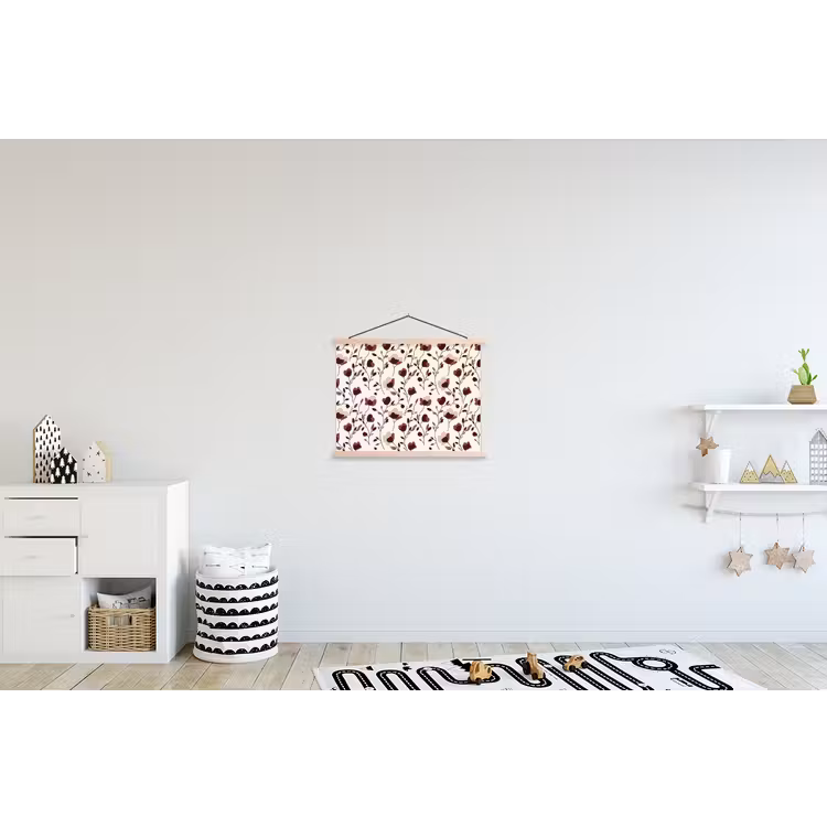 Schoolplaat - Bloemen - Botanisch - Bordeaux — 3