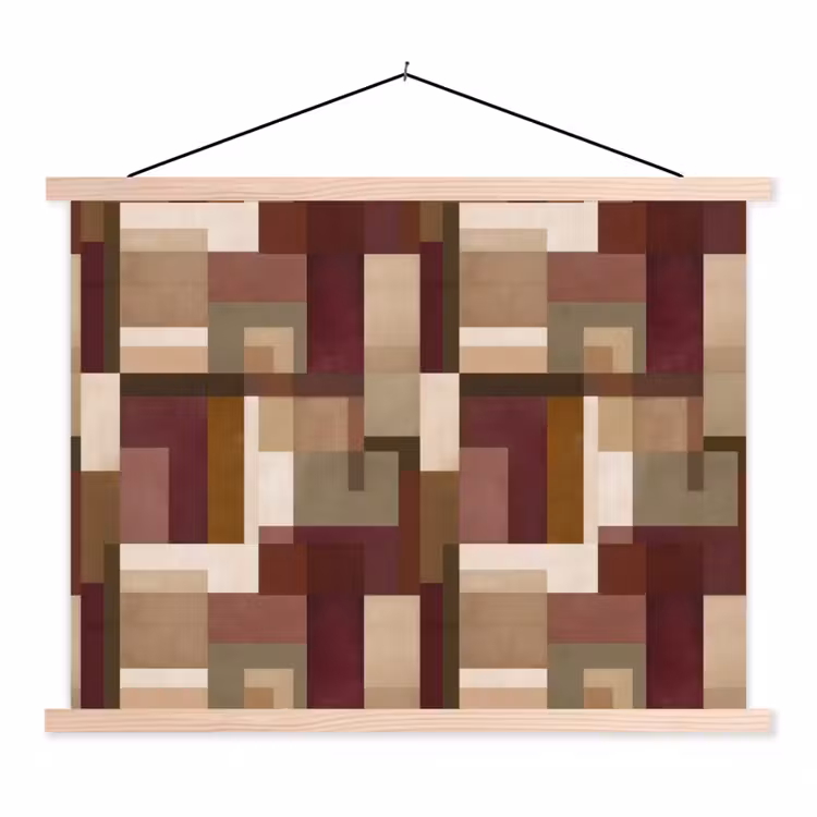 Schoolplaat - Modern - Geometrie - Kleurrijk — 1