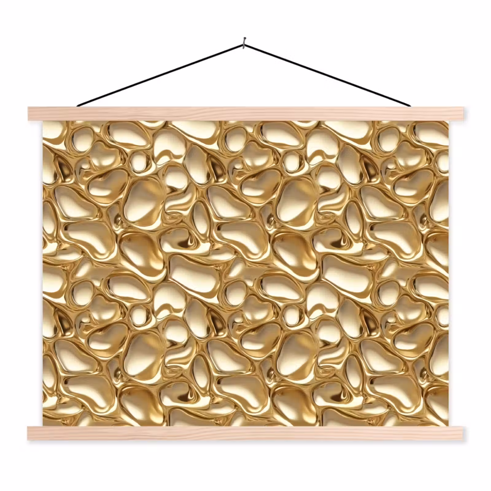 Schoolplaat - Abstract - Modern - Goud — 1