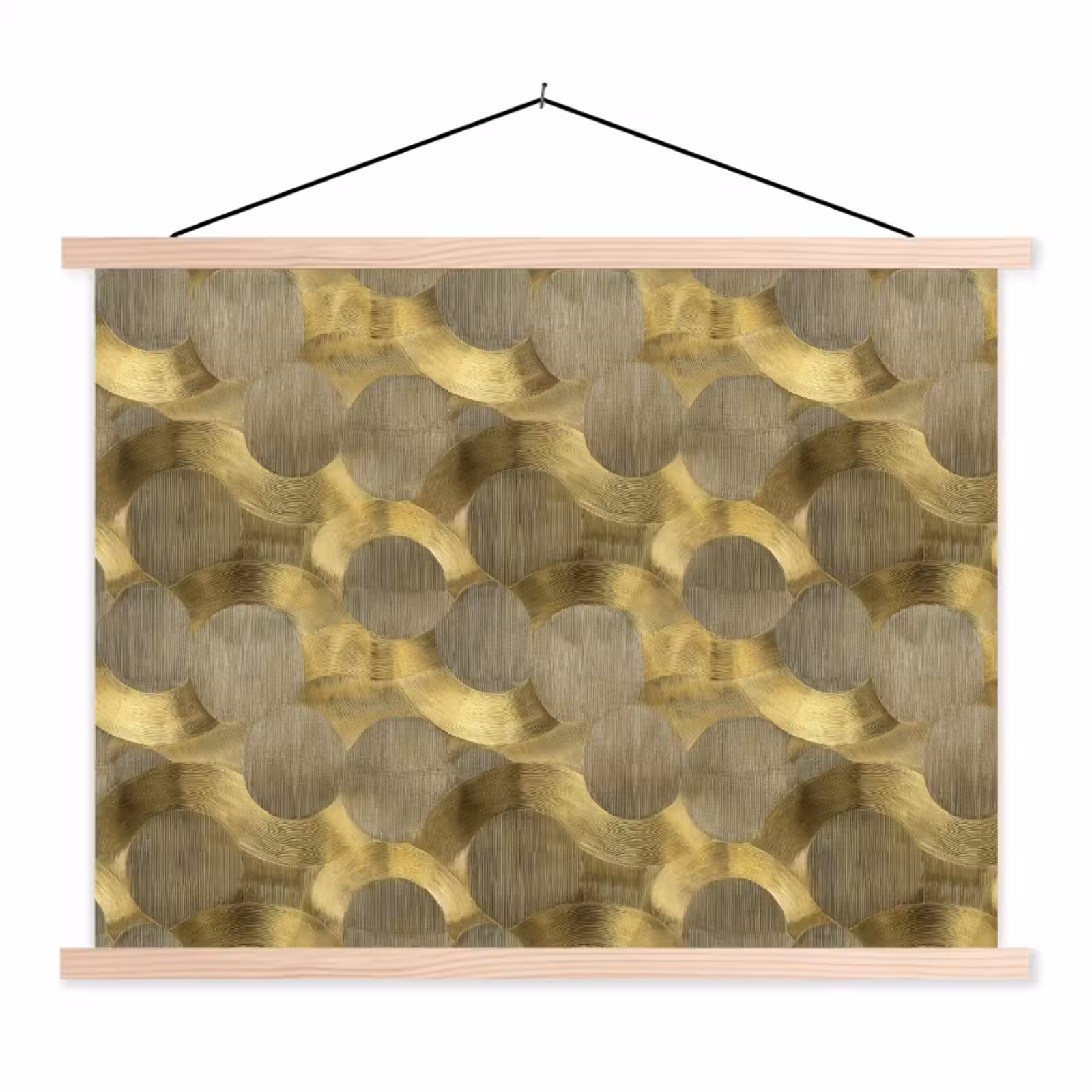 Schoolplaat - Modern - Geometrisch - Goud — 1
