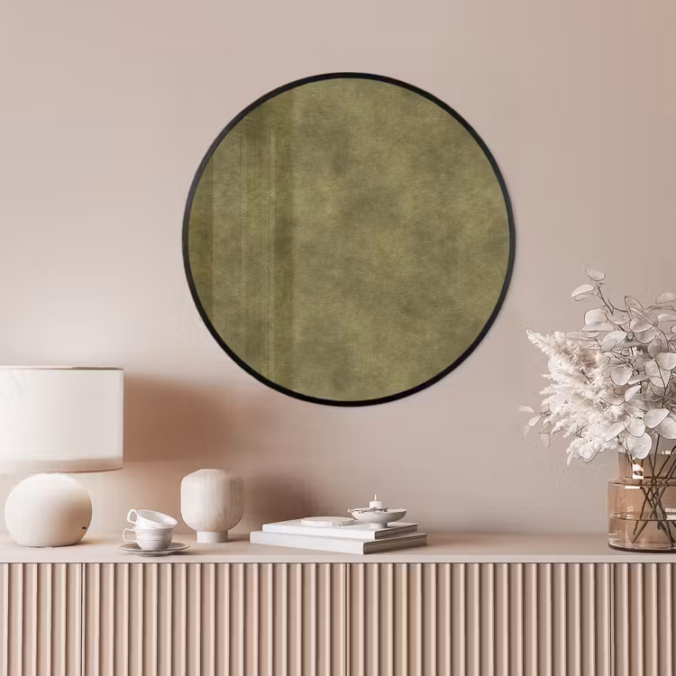 Ronde fotolijst - Textuur - Abstract - Groen — 4