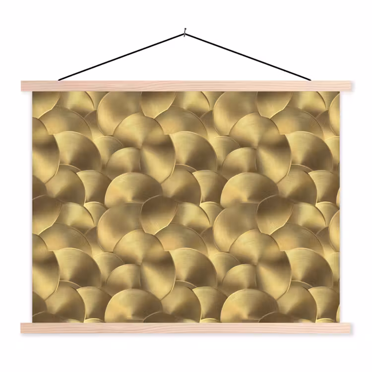 Schoolplaat - Modern - Cirkel - Goud — 1