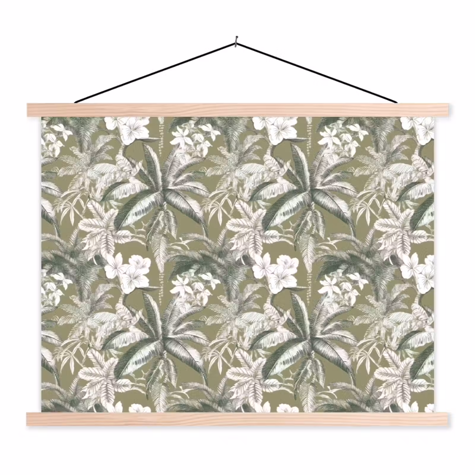 Schoolplaat - Botanisch - Bloemen - Groen — 1
