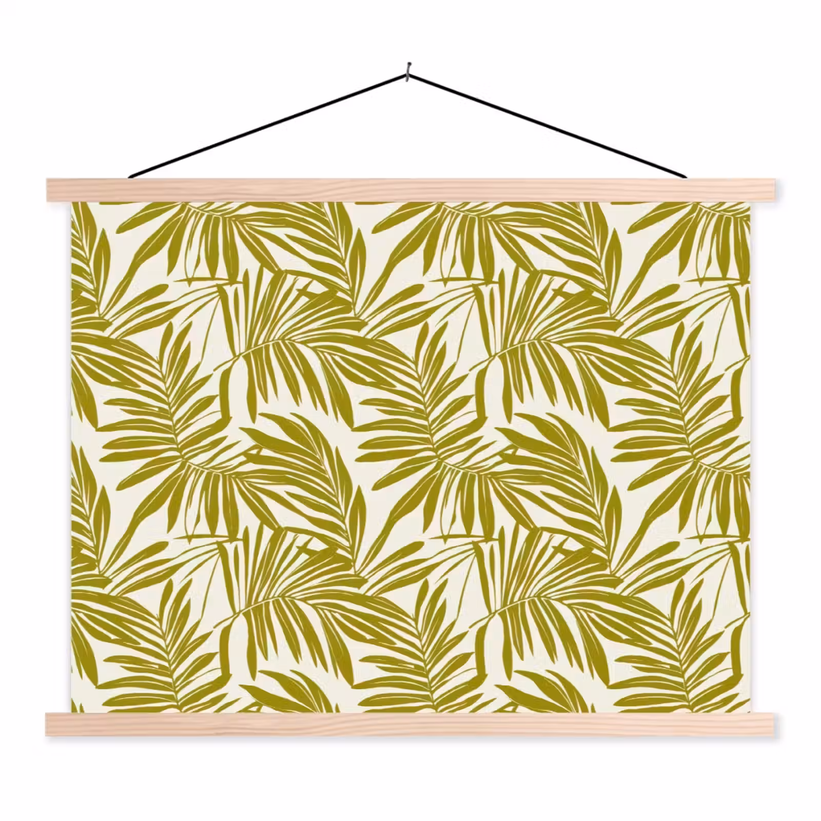 Schoolplaat - Palmblad - Patroon - Groen — 1