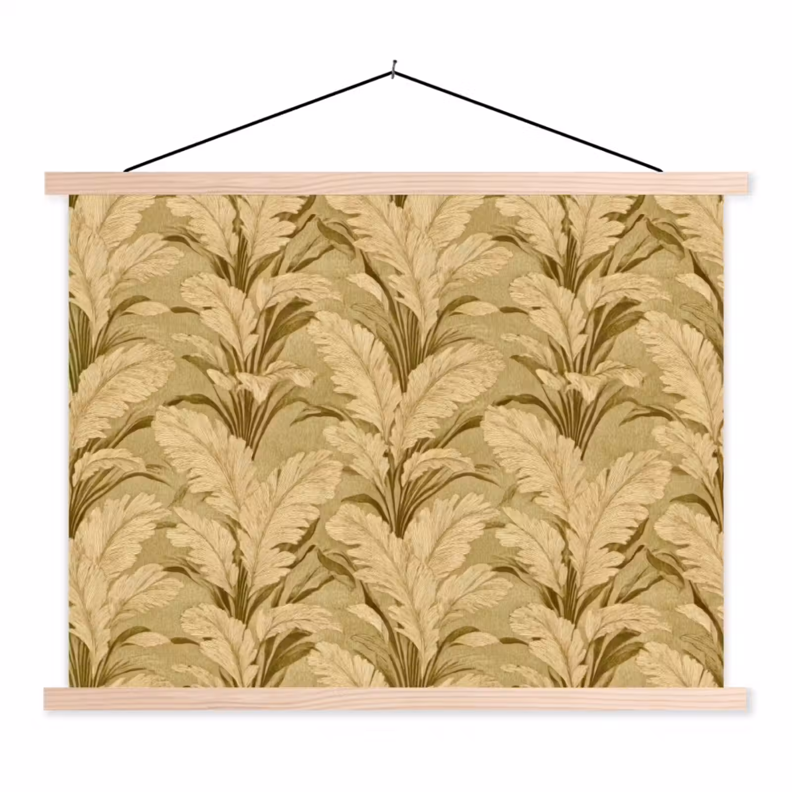Schoolplaat - Palmbladeren - Klassiek - Groen — 1