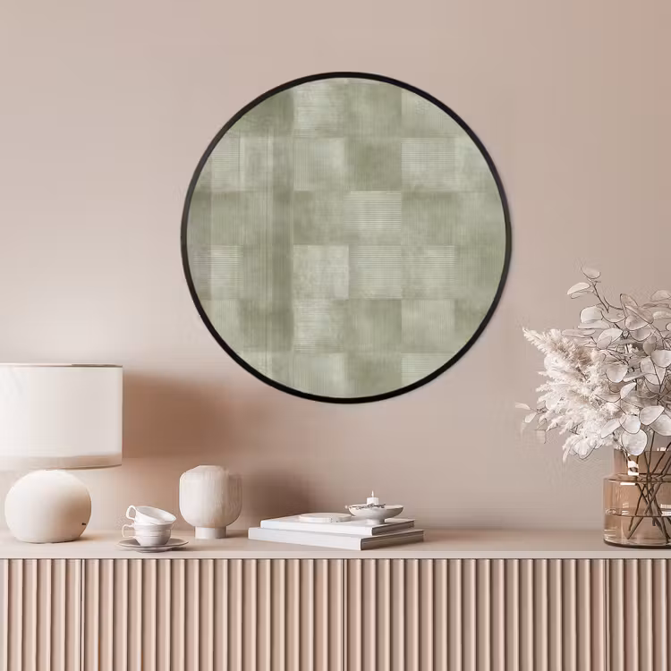 Ronde fotolijst - Vlakken - Rustiek - Groen — 4