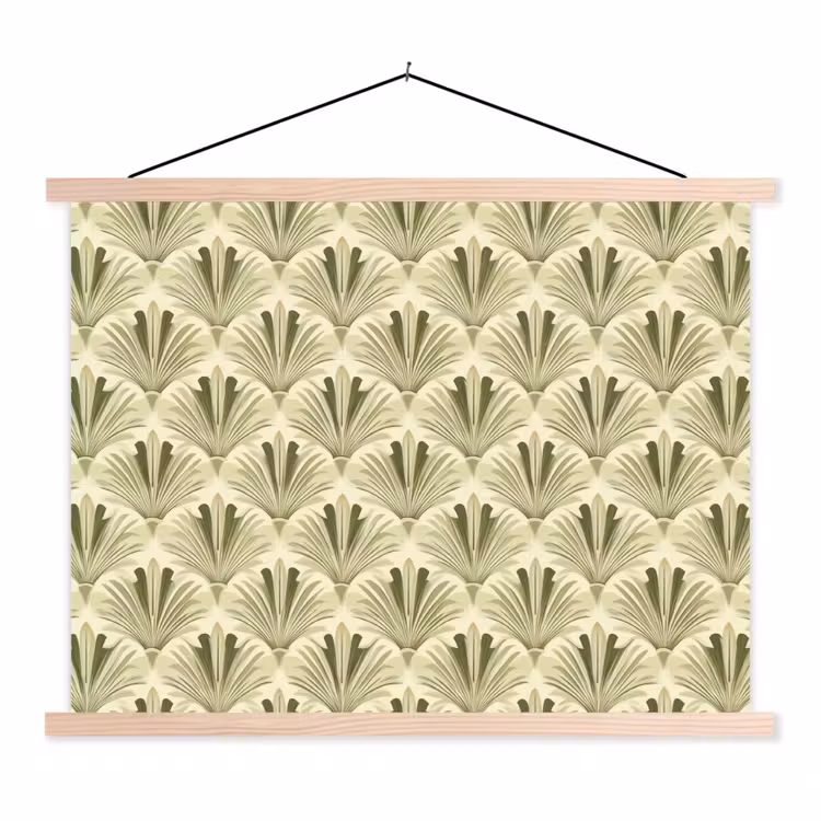 Schoolplaat - Klassiek - Waaier - Groen — 1