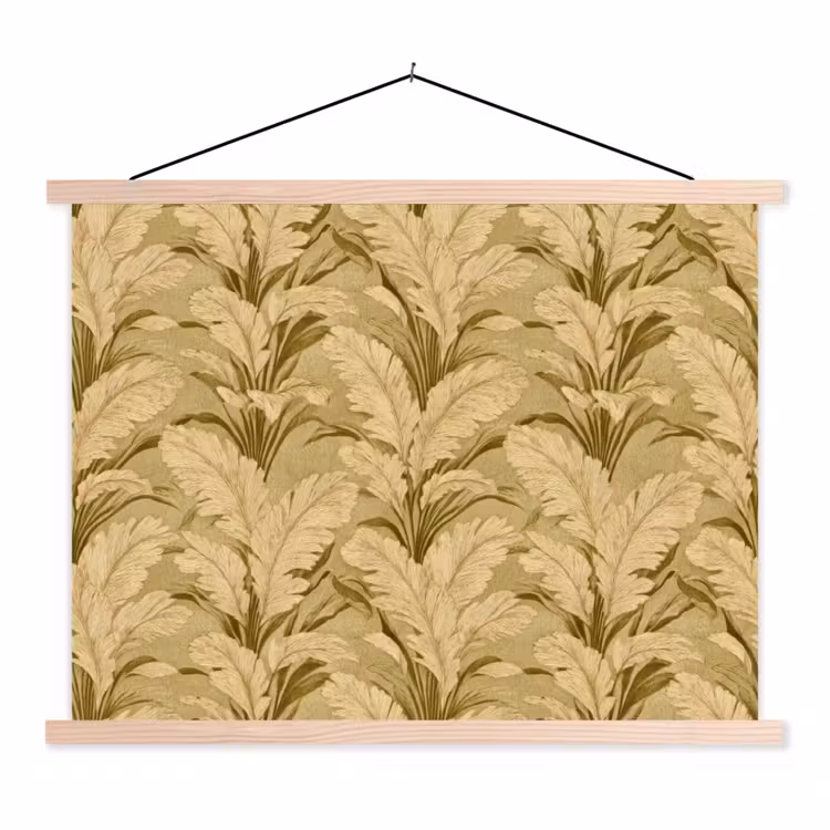 Schoolplaat - Palmbladeren - Klassiek - Groen — 1