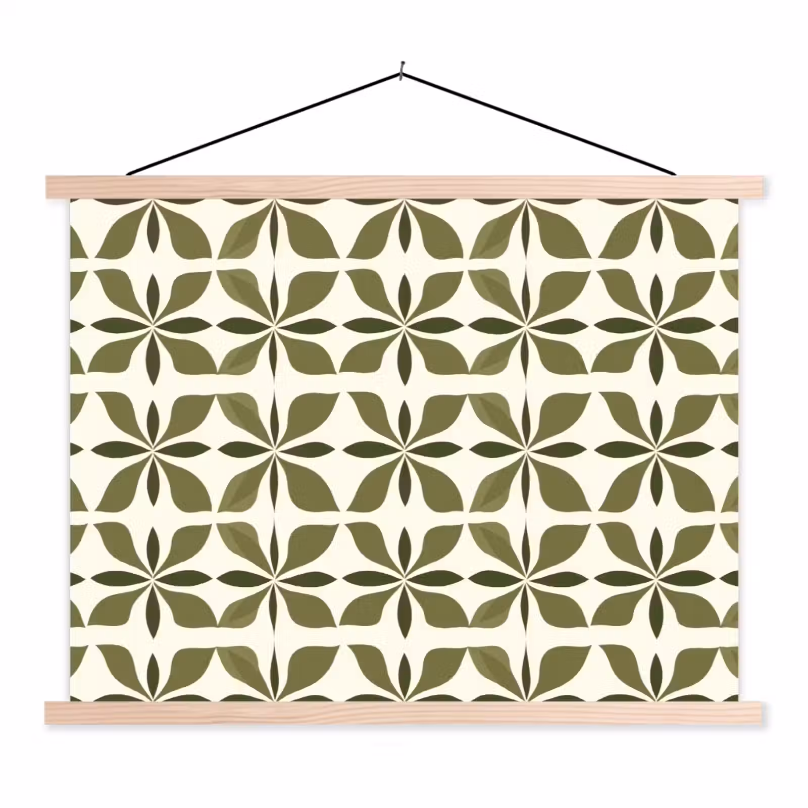 Schoolplaat - Botanisch - Retro - Groen — 1