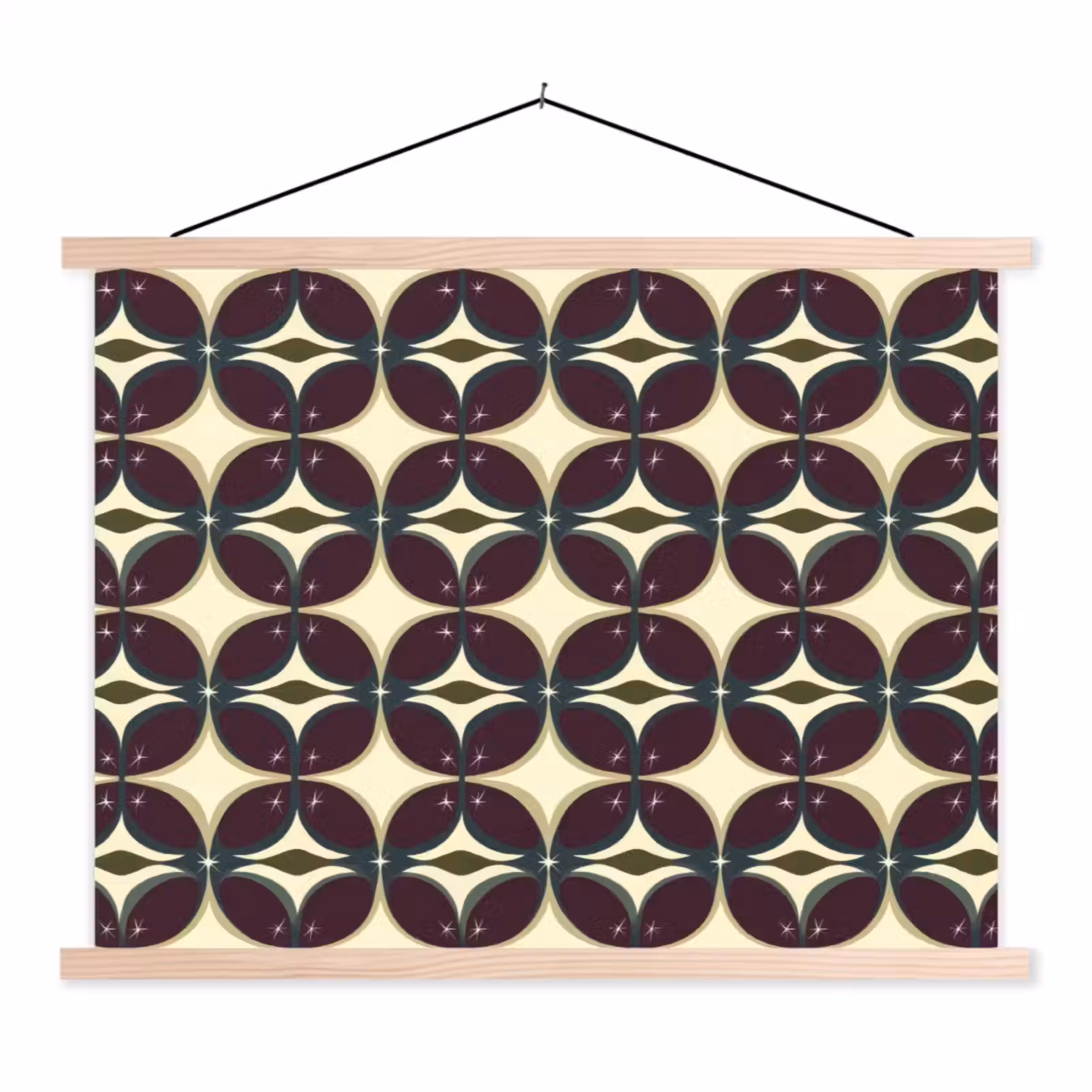 Schoolplaat - Cirkel - Retro - Kleurrijk — 1