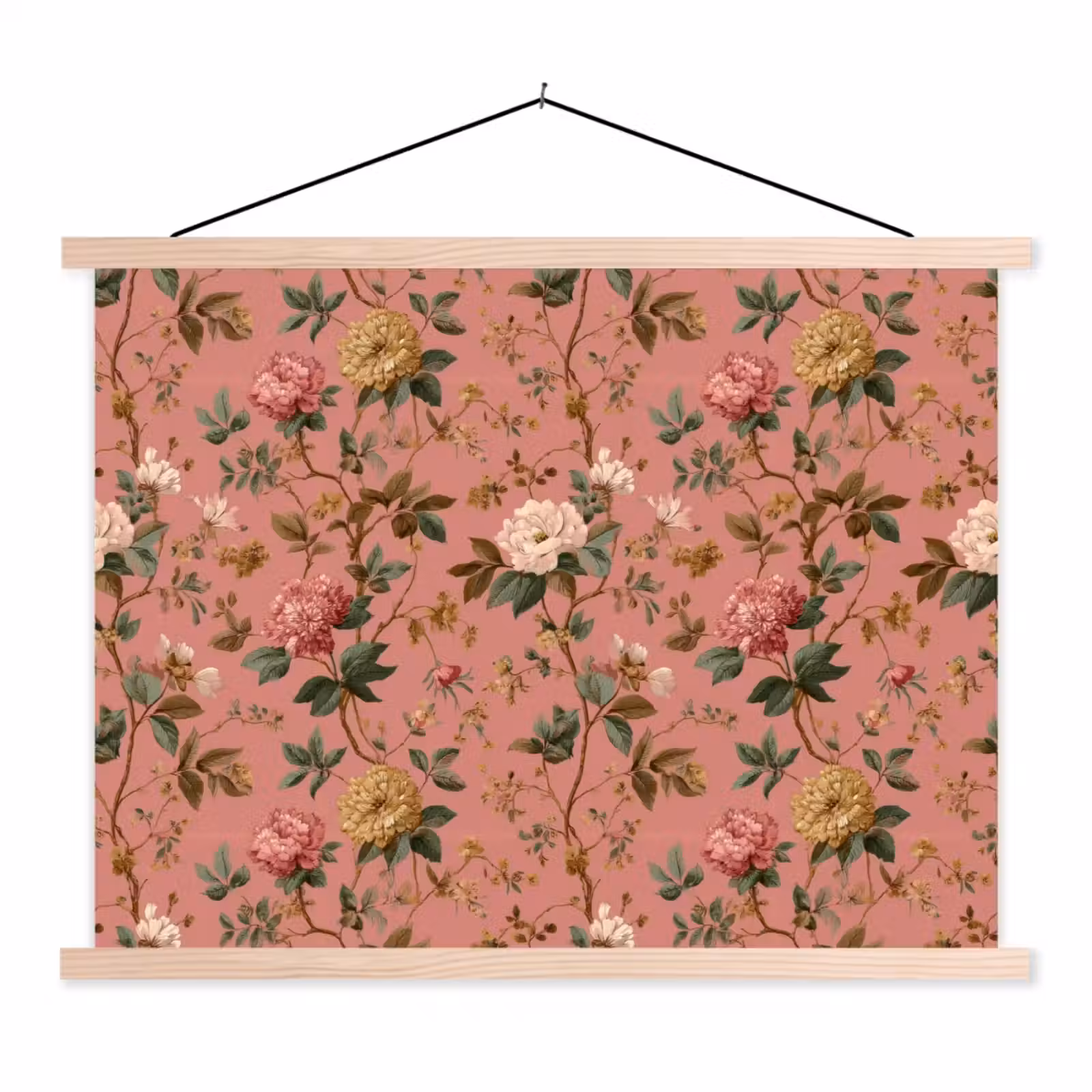 Schoolplaat - Klassiek - Botanisch - Roze — 1