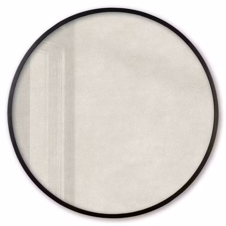 Ronde fotolijst - Zandkleurig - Modern - Egaal — 1