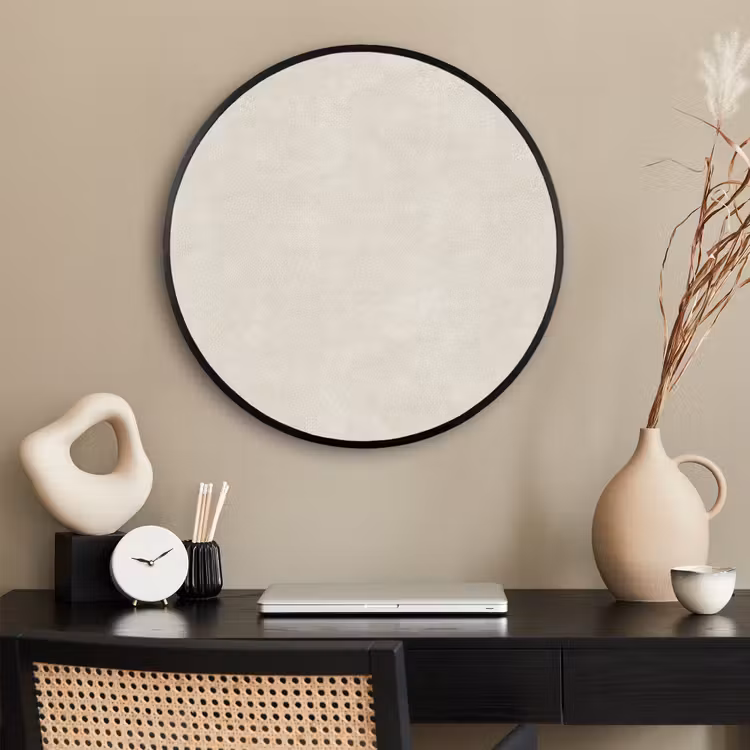 Ronde fotolijst - Zandkleurig - Modern - Egaal — 2