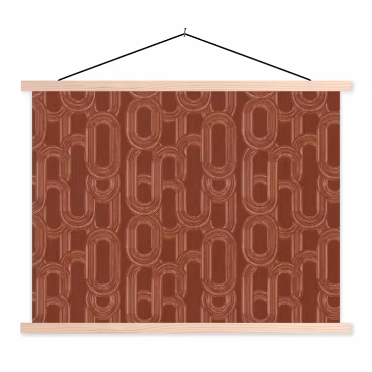 Schoolplaat - Abstract - Textuur - Bruin — 1