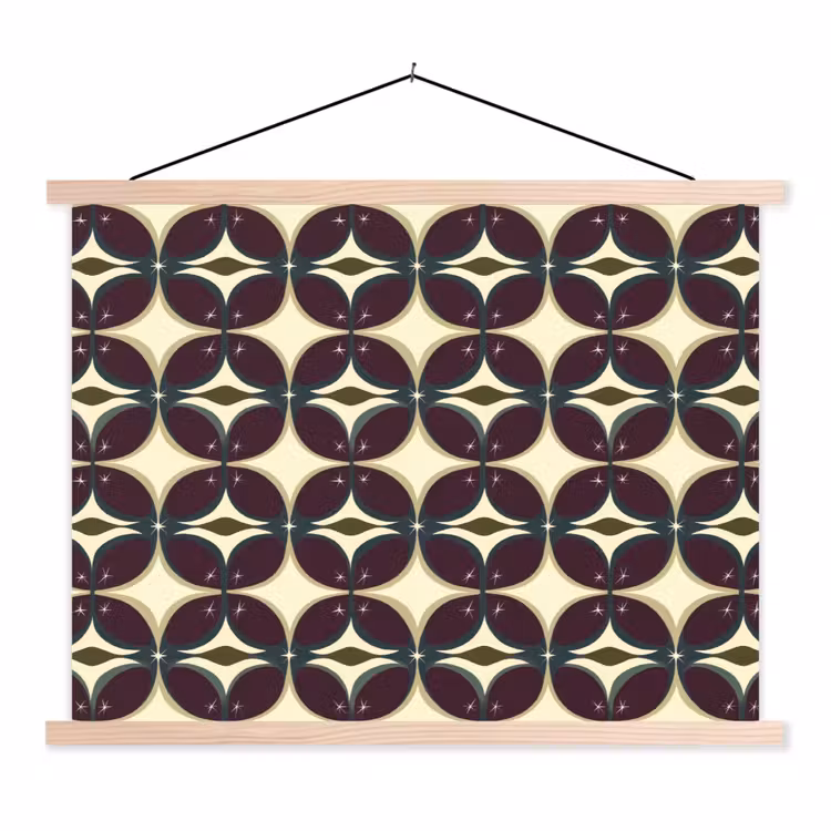Schoolplaat - Cirkel - Retro - Kleurrijk — 1