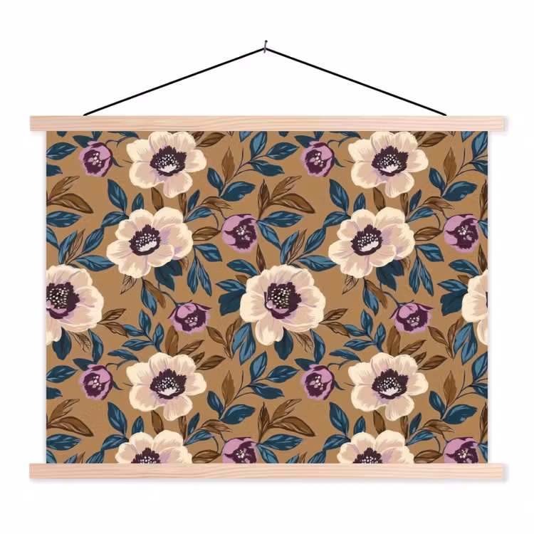 Schoolplaat - Floraal - Stilleven - Kleurrijk — 1