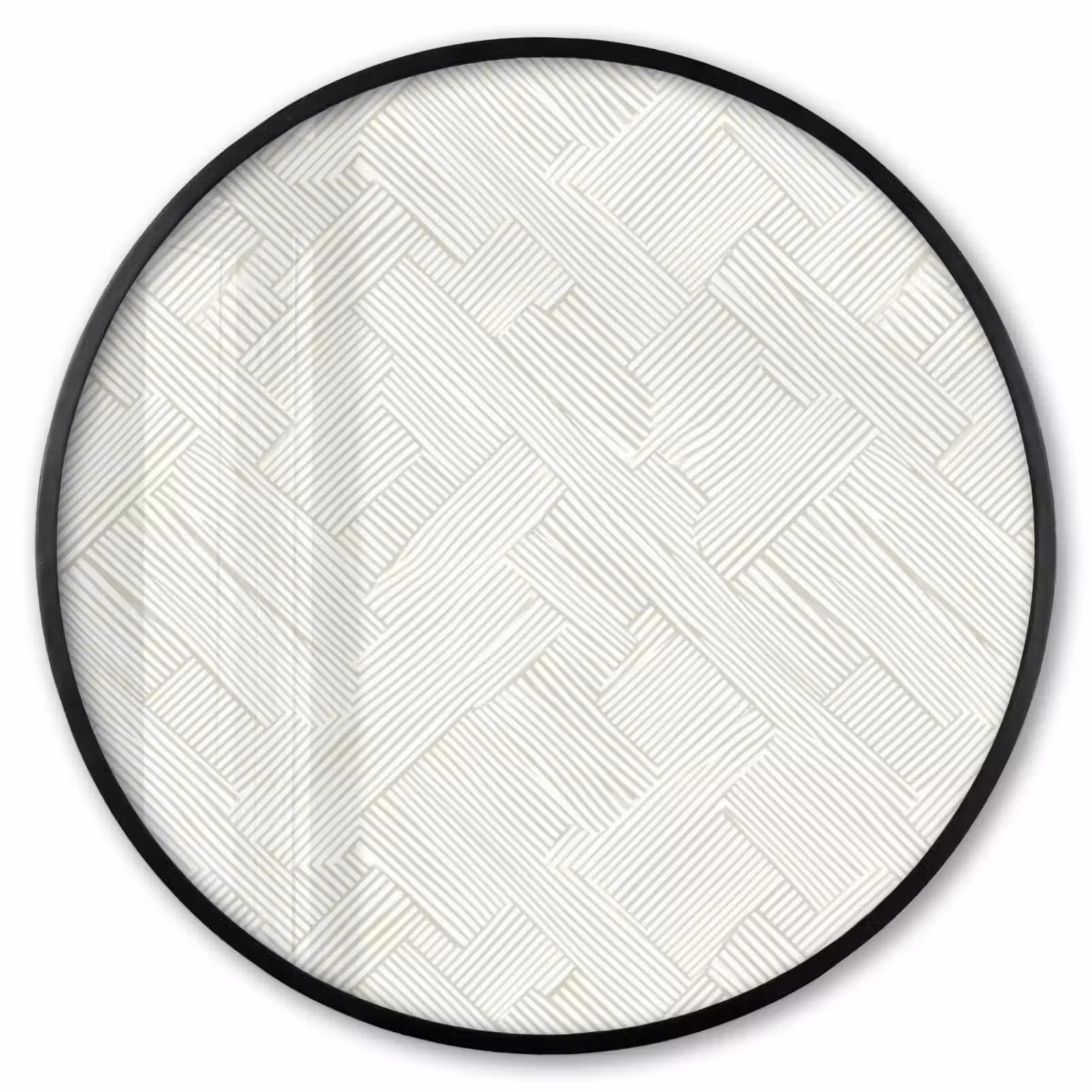 Ronde fotolijst - Textuur - Abstract - Beige — 1
