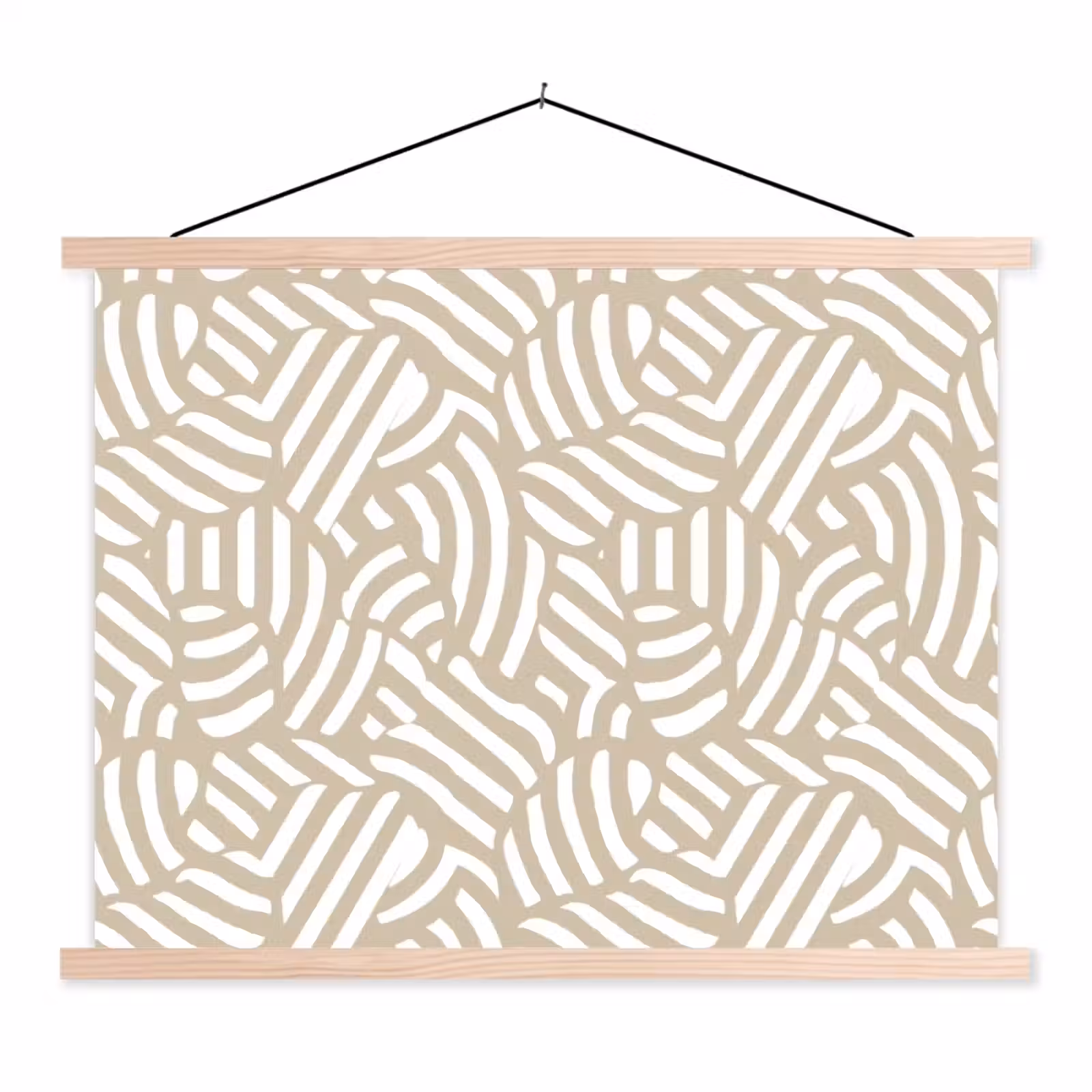 Schoolplaat - Abstract - Modern - Beige — 1