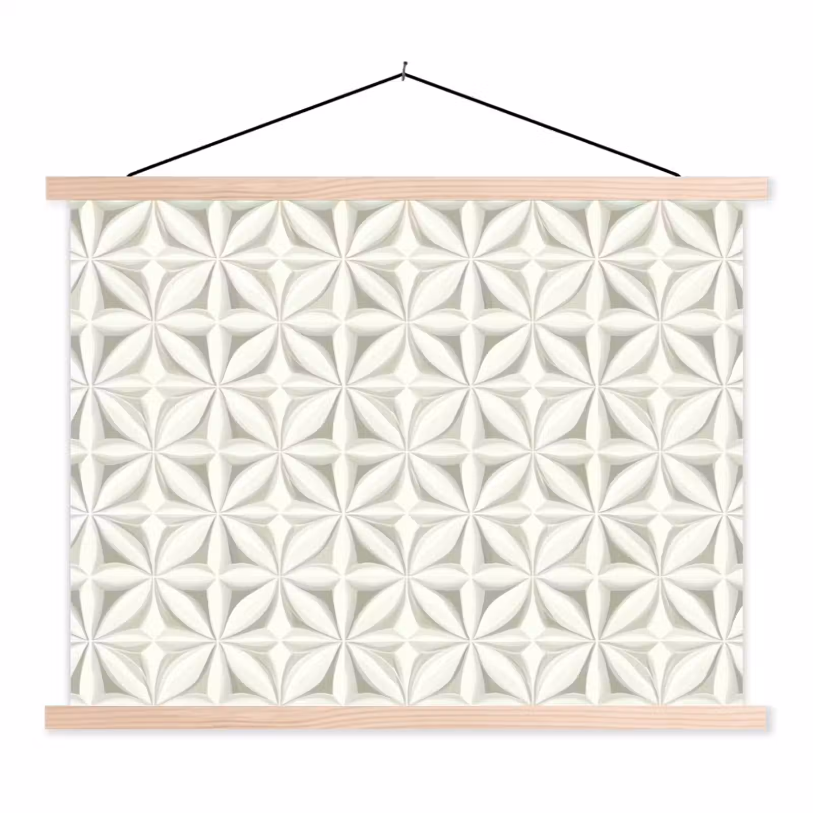 Schoolplaat - Abstract - Structuur - Grijs - Wit — 1
