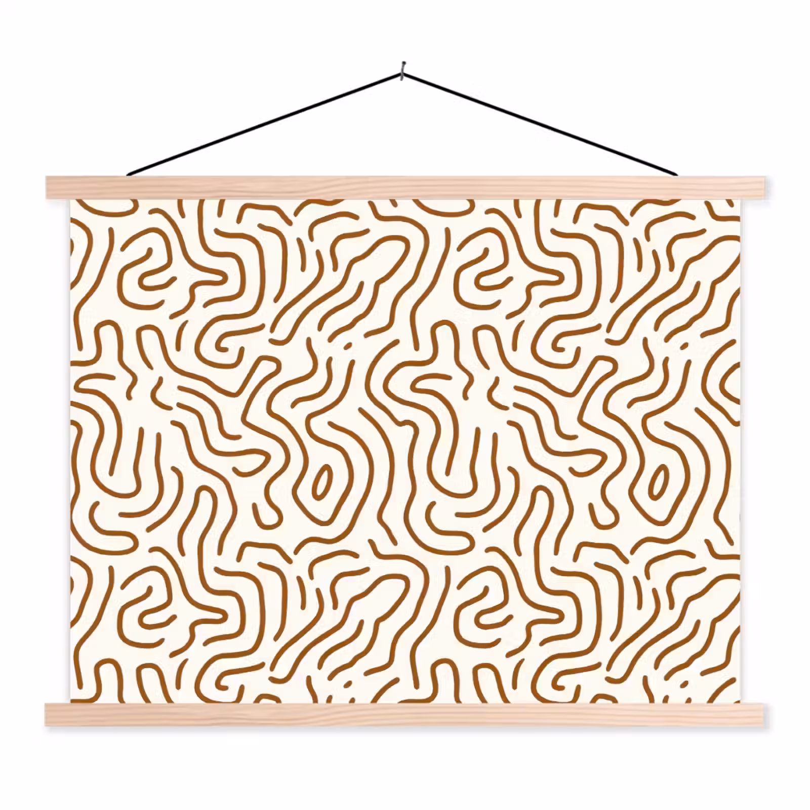 Schoolplaat - Minimalistisch - Patroon - Terracotta — 1