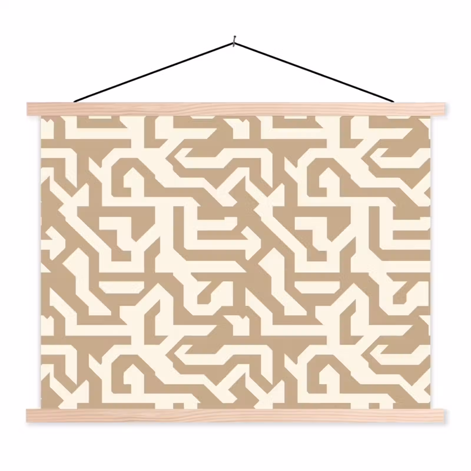 Schoolplaat - Modern - Abstract - Beige — 1