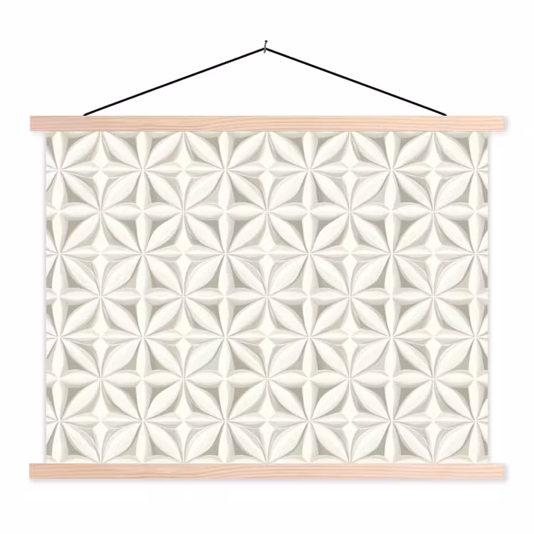 Schoolplaat - Abstract - Structuur - Grijs - Wit — 1