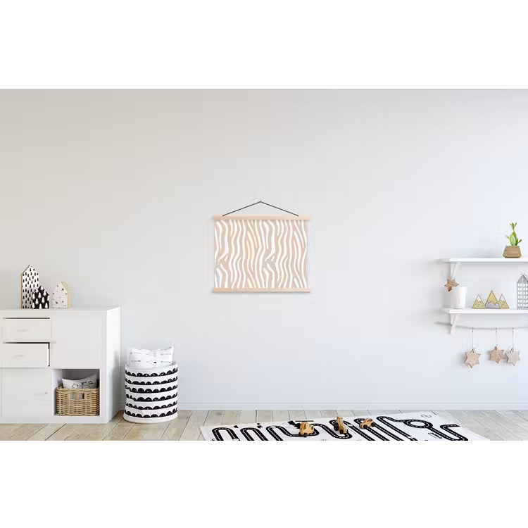 Schoolplaat - Abstract - Zebra - Beige — 3