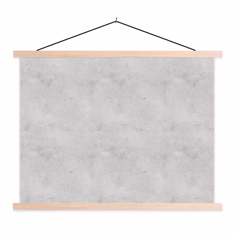 Schoolplaat - Grijs - Beton - Neutraal — 1