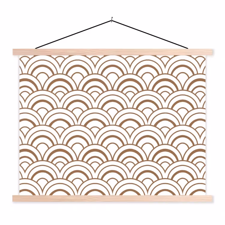Schoolplaat - Klassiek - Motief - Terracotta — 1