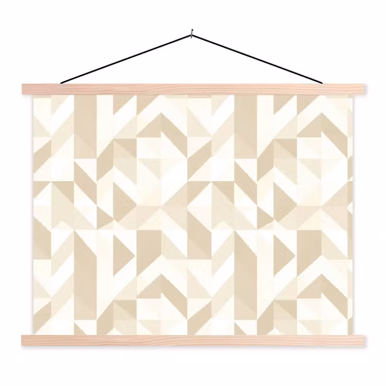 Schoolplaat - Modern - Abstract - Beige — 1