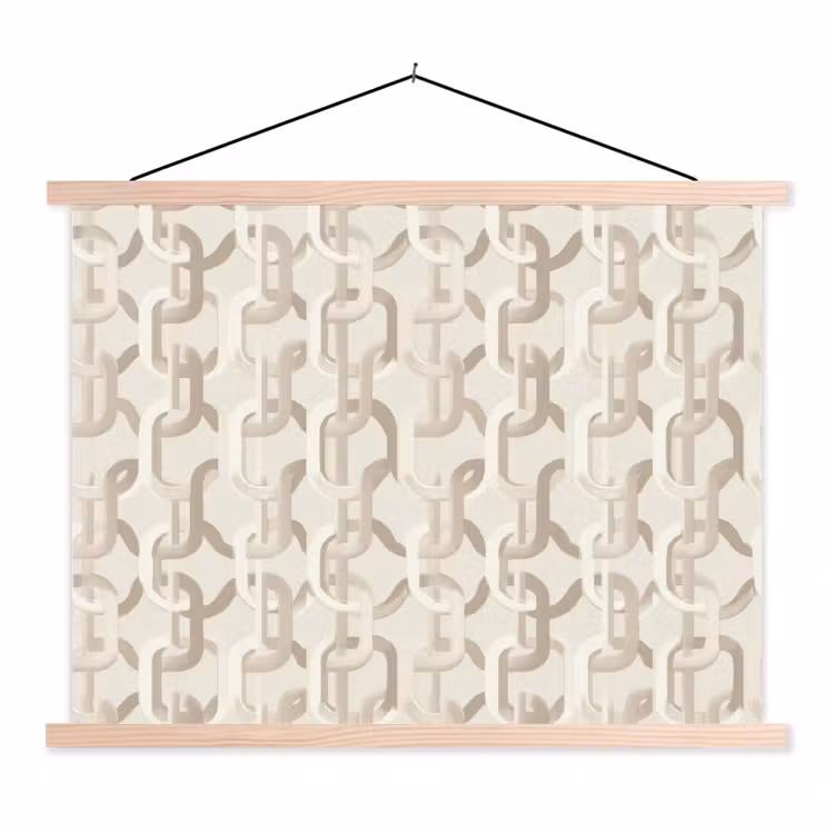 Schoolplaat - Motief - Abstract - Beige — 1
