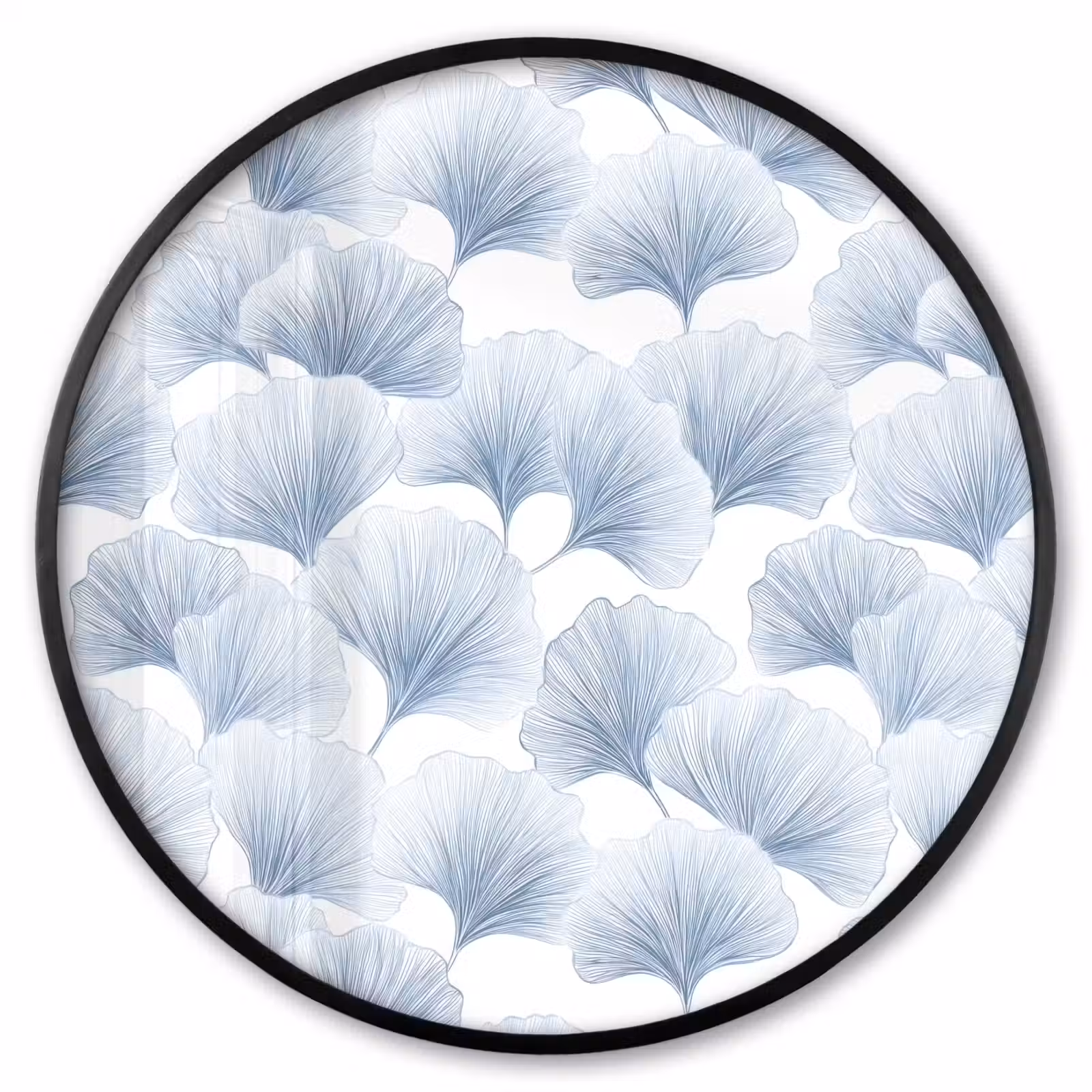 Ronde fotolijst - Waaier - Modern - Blauw — 1
