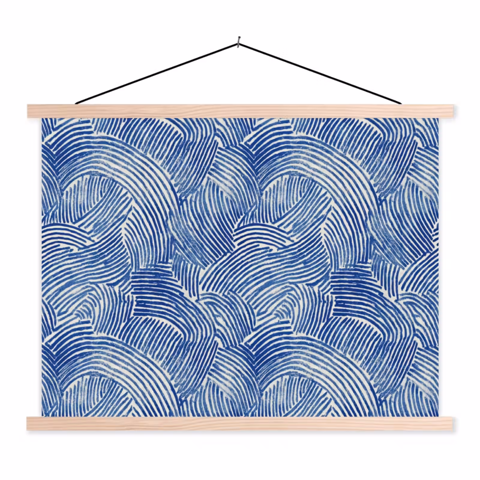 Schoolplaat - Modern - Abstract - Blauw — 1