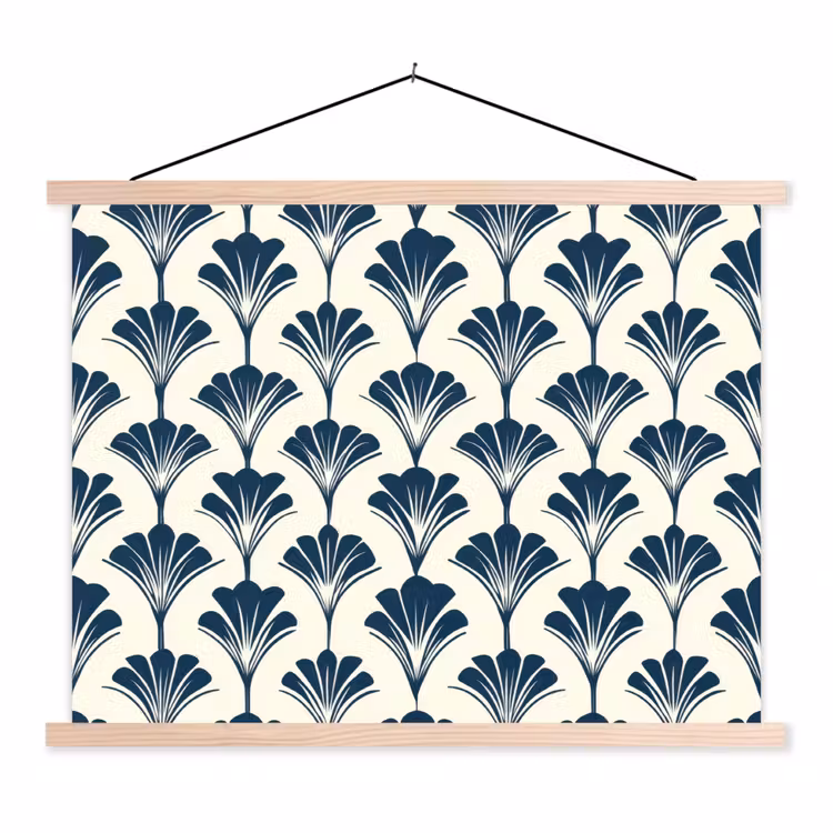 Schoolplaat - Klassiek - Motief - Blauw — 1