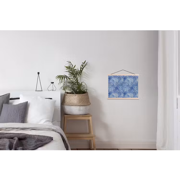 Schoolplaat - Modern - Abstract - Blauw — 2
