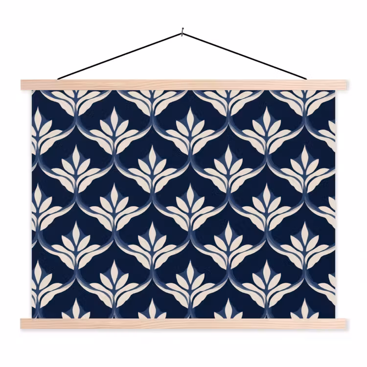 Schoolplaat - Modern - Ontwerp - Blauw — 1