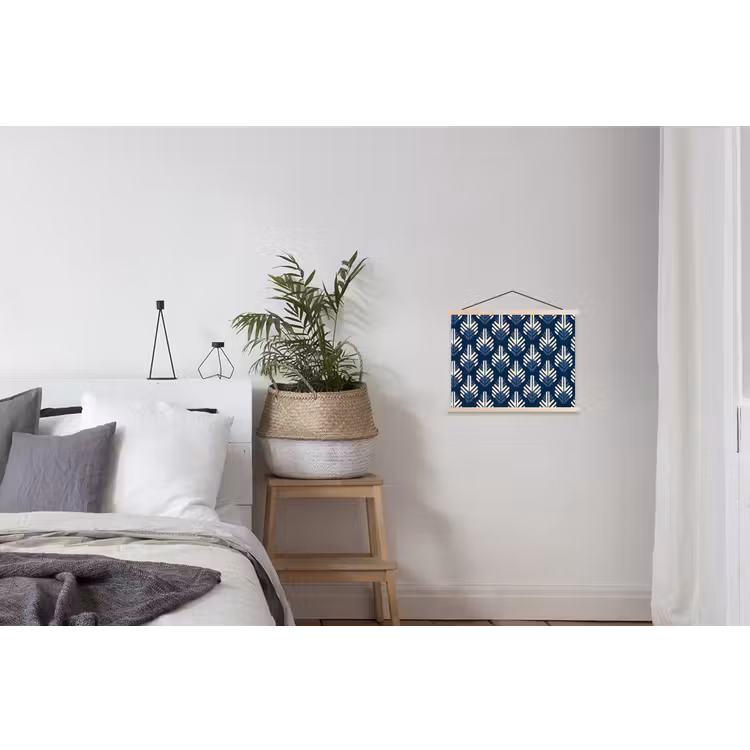 Schoolplaat - Modern - Patroon - Blauw — 2