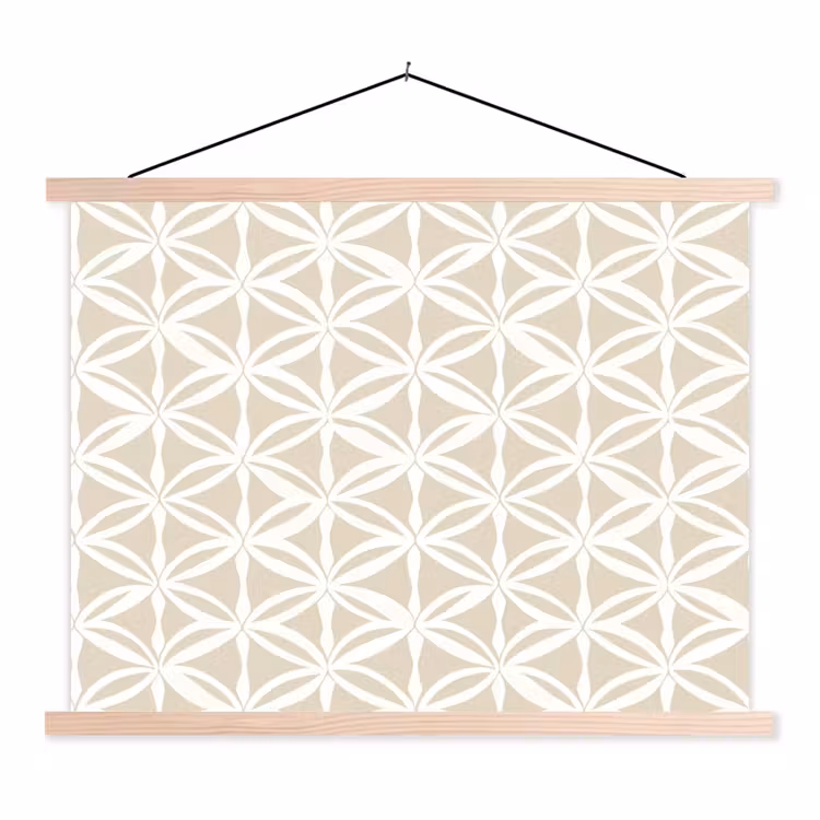 Schoolplaat - Motief - Modern - Beige — 1