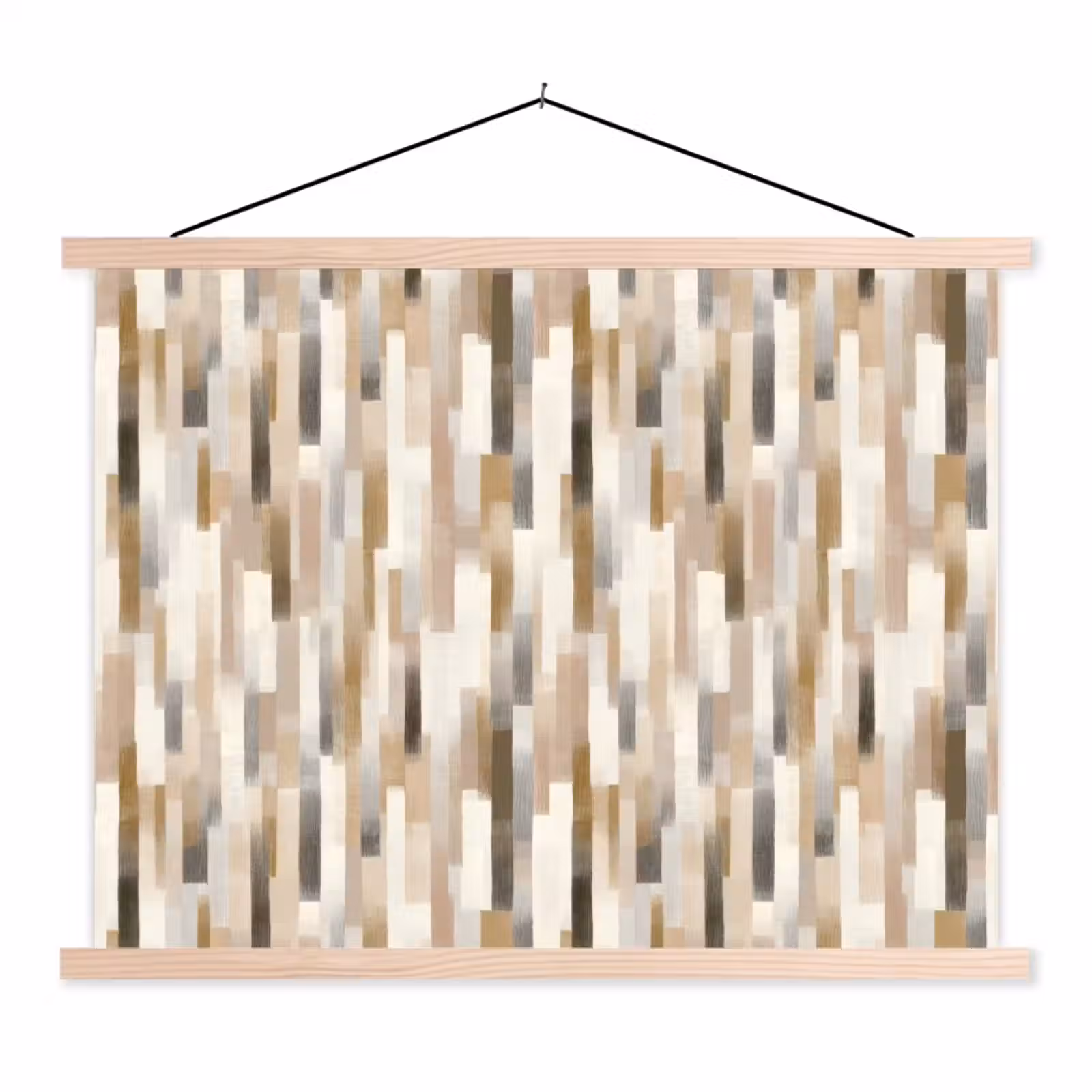 Schoolplaat - Abstract - Patroon - Kwaststreken — 1