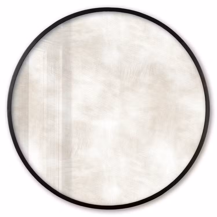 Ronde fotolijst - Subtiel - Structuur - Beige — 1