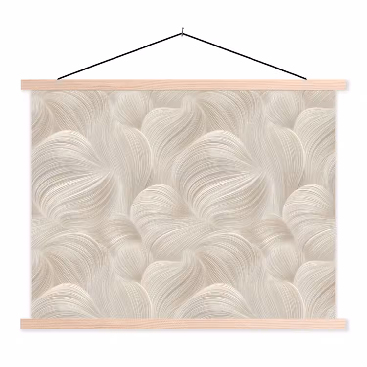 Schoolplaat - Lijnen - Waaier - Beige — 1
