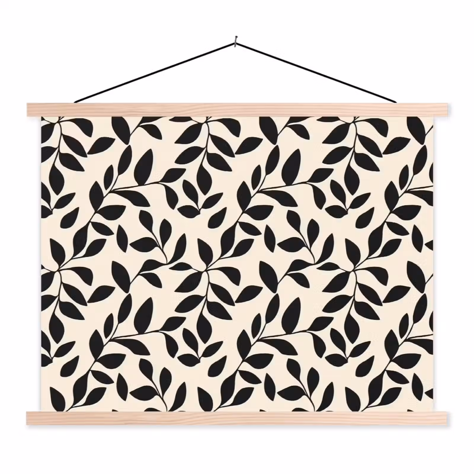 Schoolplaat - Elegant - Patroon - Zwart - Beige — 1