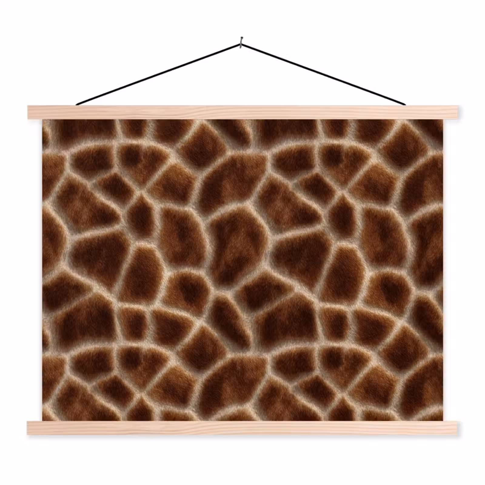 Schoolplaat - Giraf - Bruin - Vacht — 1