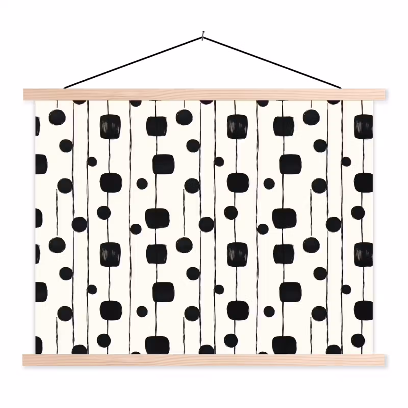 Schoolplaat - Grafisch - Modern - Zwart — 1