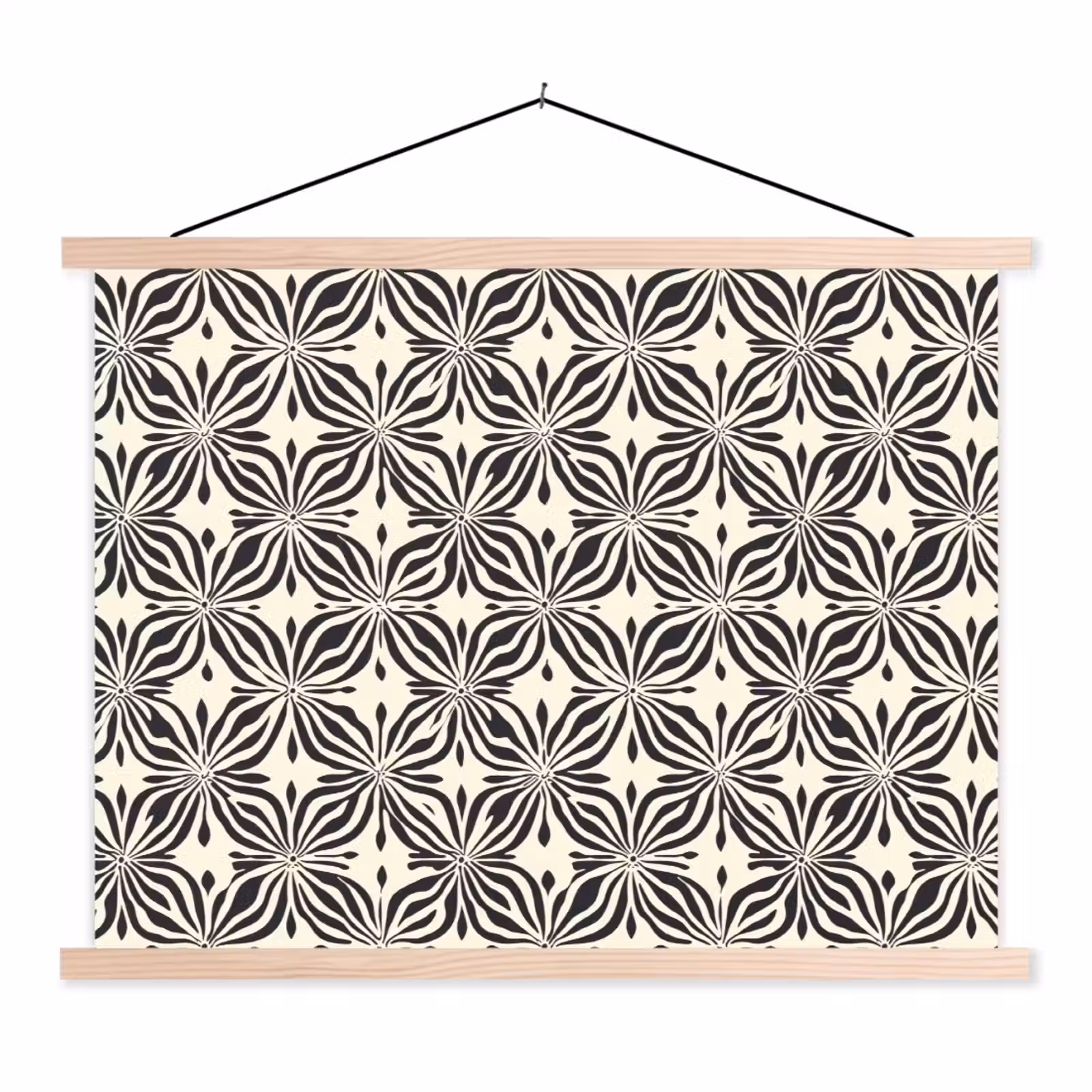 Schoolplaat - Grafisch - Patroon - Zwart — 1