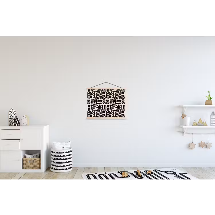 Schoolplaat - Geometrisch - Figuren - Zwart — 3