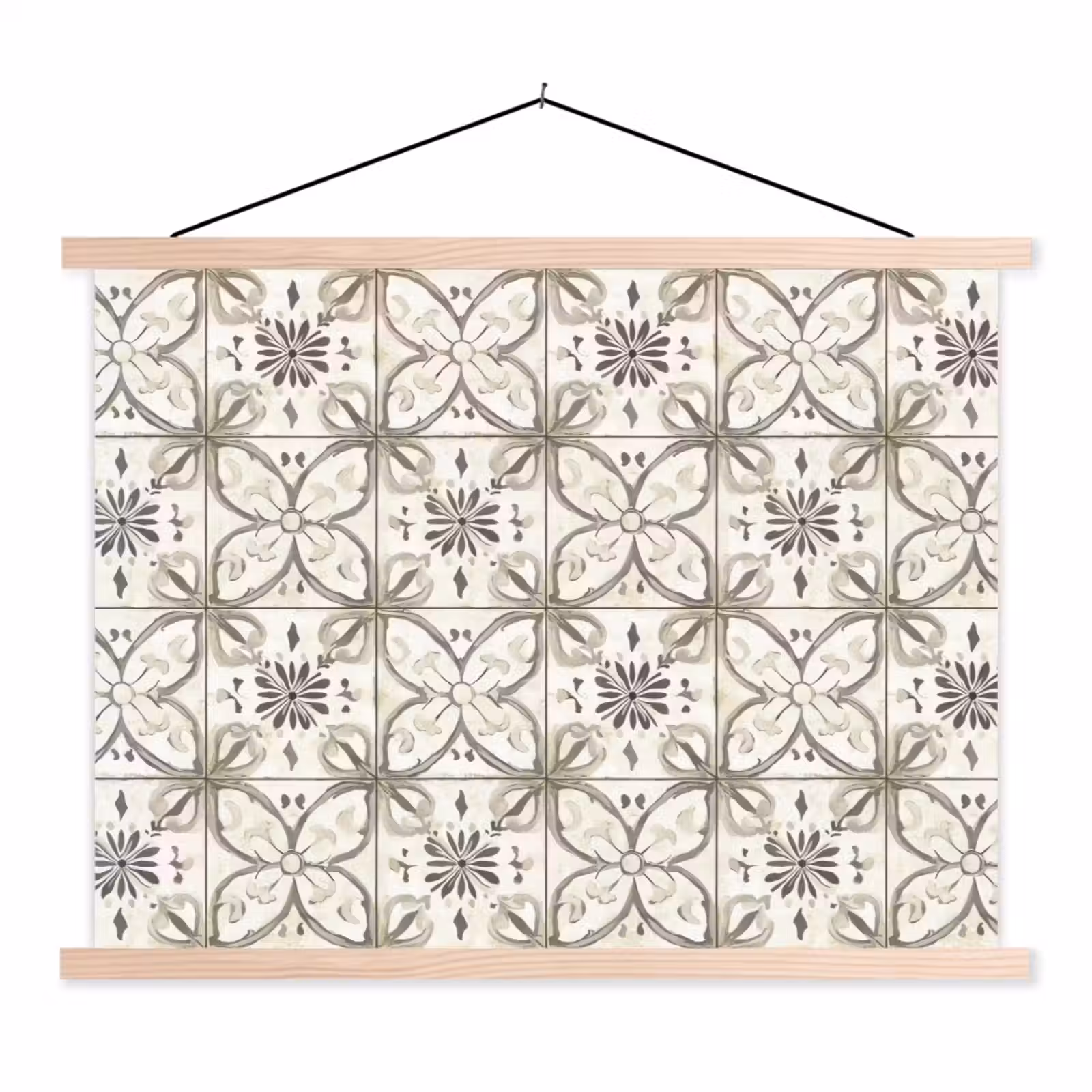 Schoolplaat - Antiek - Tegel - Beige — 1