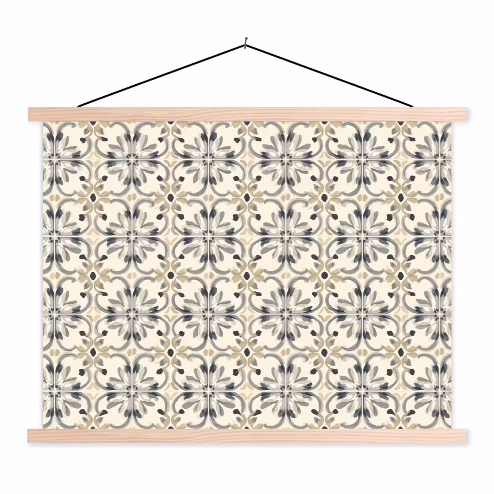 Schoolplaat - Floraal - Patroon - Kleurrijk — 1