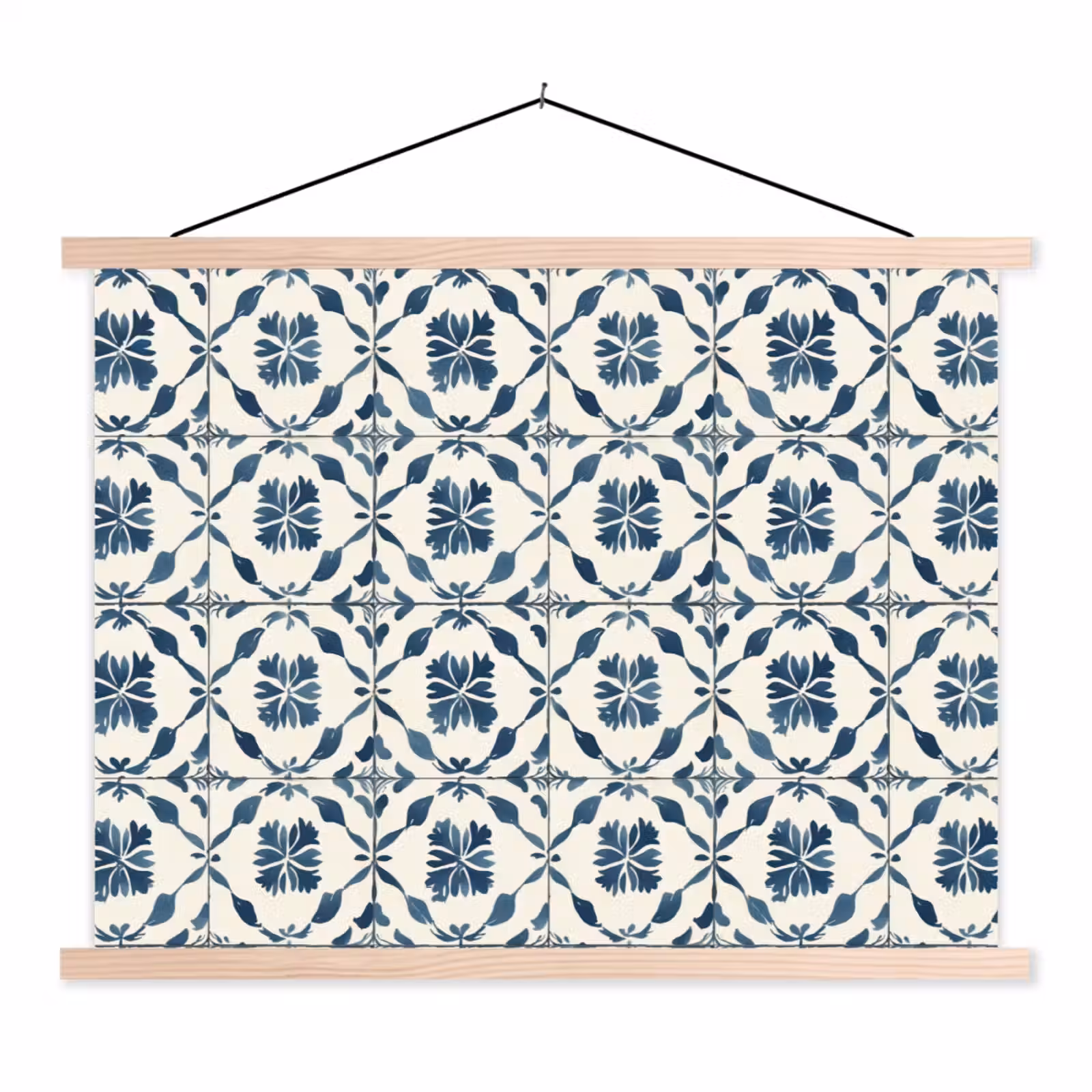 Schoolplaat - Grafisch - Tegel - Blauw — 1