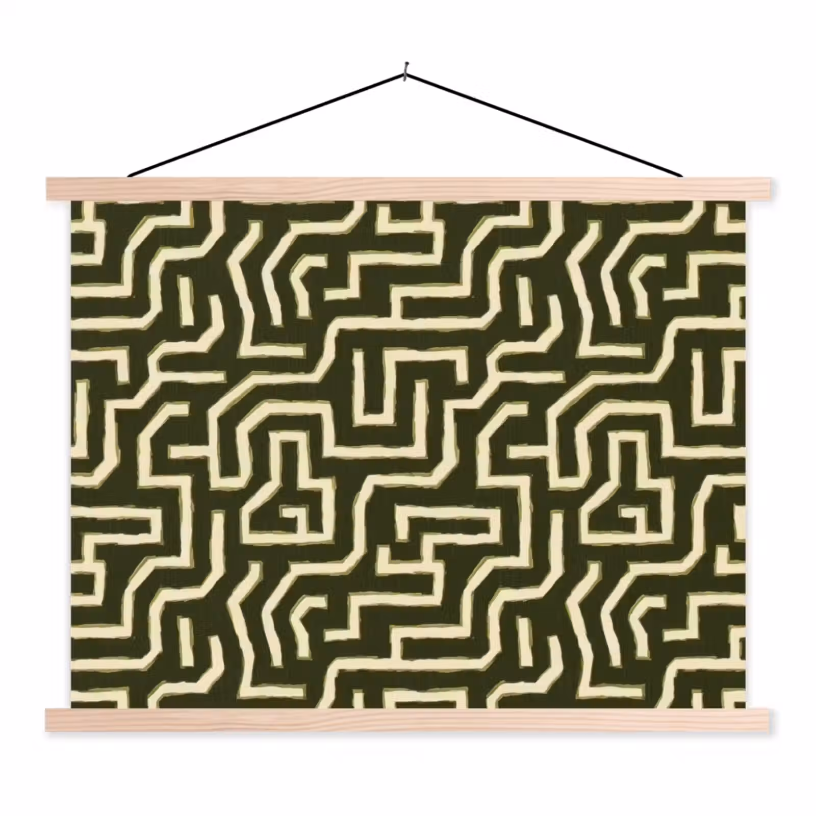 Schoolplaat - Lijnen - Abstract - Groen — 1